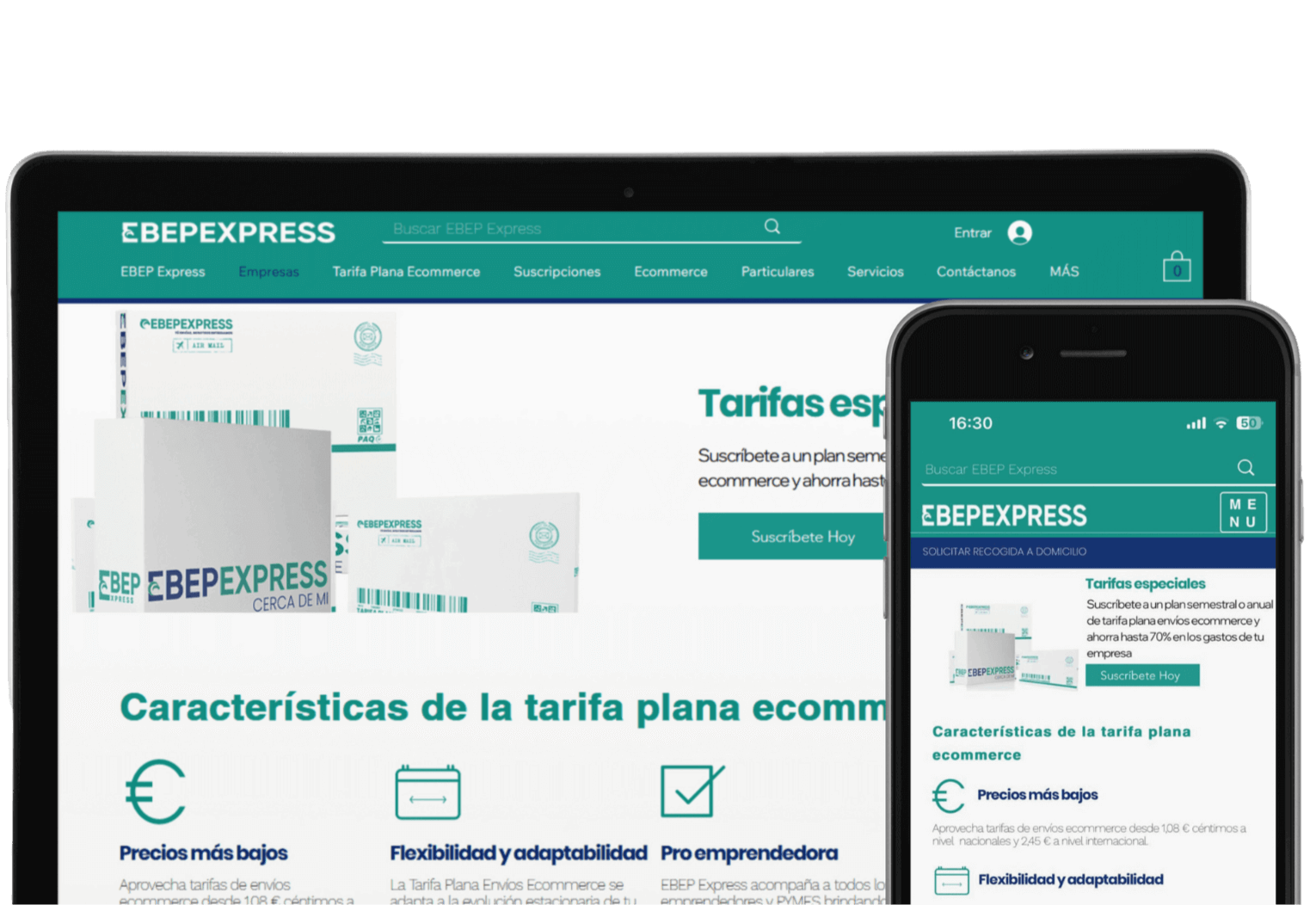 Logistică pentru comerț electronic cu tarife fixe EBEP Express
